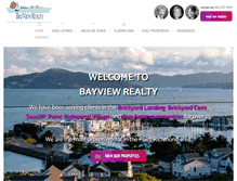 Tablet Screenshot of bayview-realty.com